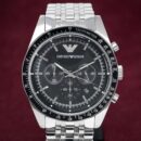 Emporio Armani Men's Tazio Chronograph Steel Watch - AR5988